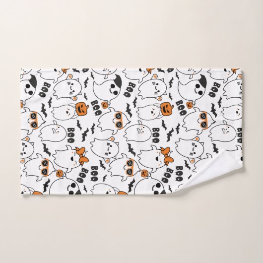 Niedliches Ghost Halloween Badetuch-Set Badhandtuch Set (Handtuch)