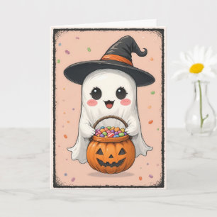Niedliches Ghost Halloween Bootiful Adorable Karte
