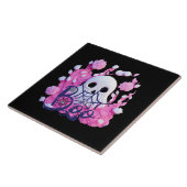niedliches Ghost Halloween-Boxpack Fliese (Seite)