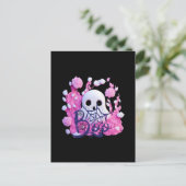niedliches Ghost Halloween-Boxpack Postkarte (Stehend Vorderseite)