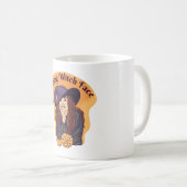 Niedliches Ghost Halloween Groovy Kaffeetasse (VorderseiteRechts)