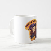 Niedliches Ghost Halloween Groovy Kaffeetasse (Vorderseite Links)