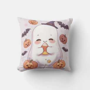 Niedliches Ghost Halloween Kissen - unheimliche Ei