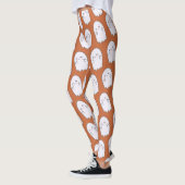 Niedliches Ghost Halloween-KostümLegende Leggings (Links)