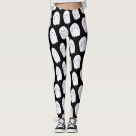 Niedliches Ghost Halloween-KostümLegende Leggings