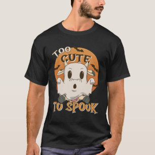 Niedliches Ghost Halloween Outfit zu Niedlich, um T-Shirt