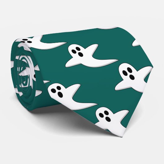 Niedliches Ghost Krawatte (Gerollt)
