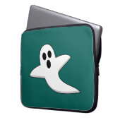 Niedliches Ghost Laptopschutzhülle (Vorderseite Links)