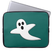 Niedliches Ghost Laptopschutzhülle (Vorderseite)