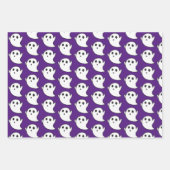 Niedliches Ghost-Muster Geschenkpapier Set (Vorderseite 2)