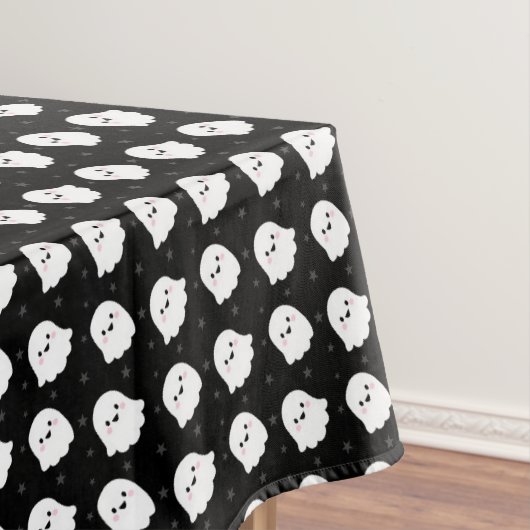 Niedliches Ghost-Muster - Halloween-Nahtloses Desi Tischdecke (Beispiel)