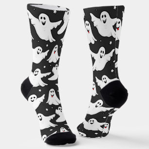 Niedliches Ghost-Muster Socken