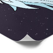 Niedliches Ghost Poster (Ecke)
