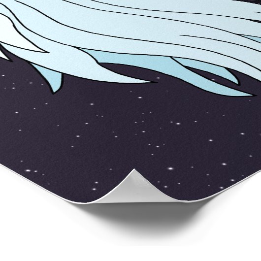 Niedliches Ghost Poster (Ecke)