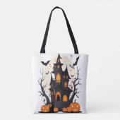 Niedliches Ghost Pumpkin Party Design Tasche (Rückseite)