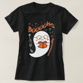 Niedliches Ghost-Reading: Halloween-Lehrerdesign T-Shirt