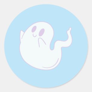 Niedliches Ghost Runder Aufkleber