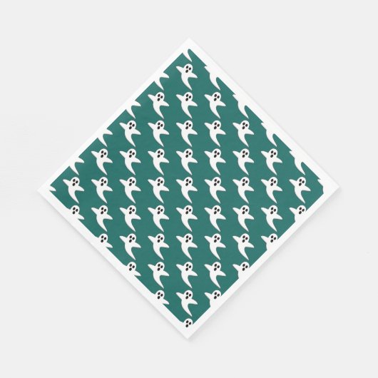 Niedliches Ghost Serviette (Ecke)