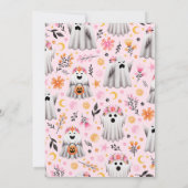 Niedliches Ghost Spooktacular Kids Halloween-Party Einladung (Rückseite)