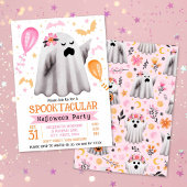 Niedliches Ghost Spooktacular Kids Halloween-Party Einladung