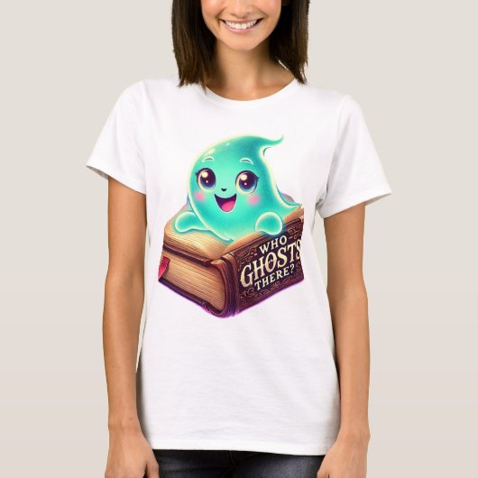 Niedliches Ghost & Spuk Buch - Spooky Adorable Des T-Shirt (Vorderseite)