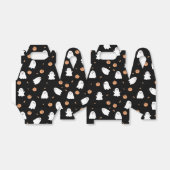 Niedliches Ghost- und Kürbisschwarz Halloween-Must Geschenkschachtel (Ungefaltet)