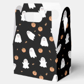 Niedliches Ghost- und Kürbisschwarz Halloween-Must Geschenkschachtel (Geöffnet)