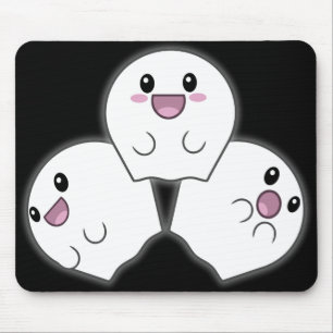 Niedliches Ghosties Mousepad