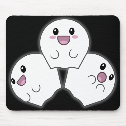 Niedliches Ghosties Mousepad (Vorne)