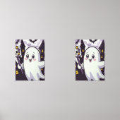 Niedliches Ghosting-Poster mit einer spielerischen Bilderwand Sets (Vorderseite)