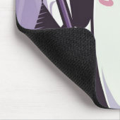 Niedliches Ghosting-Poster mit einer spielerischen Mousepad (Ecke)