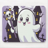 Niedliches Ghosting-Poster mit einer spielerischen Mousepad (Vorne)