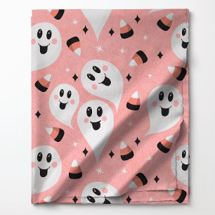 Niedliches Ghosts & Candy Mais Halloween Stoff