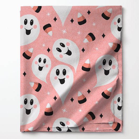 Niedliches Ghosts & Candy Mais Halloween Stoff