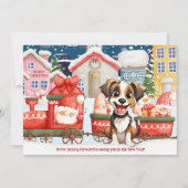 Niedliches Gingerbrot Foto Weihnachten Neujahr Kar (Vorderseite)