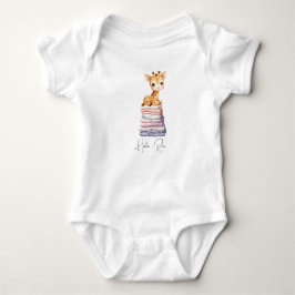 Niedliches Giraffe Baby Baby Strampler