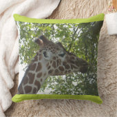 Niedliches Giraffe-Gesichtswurfkissen Kissen (Decke)