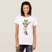 Niedliches Giraffen-T-Shirt T-Shirt (Vorne ganz)