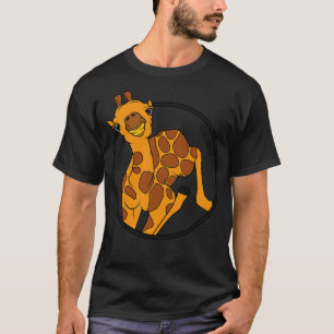 Niedliches Giraffenbaby mit 2 Hörnern T-Shirt