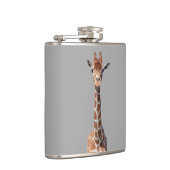 Niedliches Giraffengesicht Flachmann (Rechts)