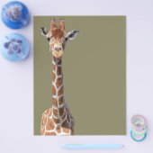 Niedliches Giraffengesicht Flyer (Einzeln)
