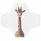 Niedliches Giraffengesicht Fußball (Flach)