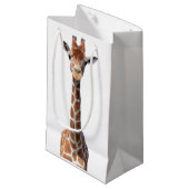 Niedliches Giraffengesicht Kleine Geschenktüte (Vorderseite Schrägansicht)