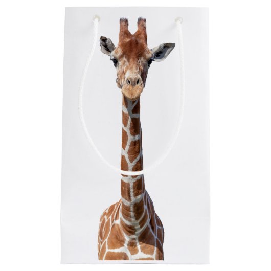 Niedliches Giraffengesicht Kleine Geschenktüte (Vorderseite)