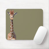 Niedliches Giraffengesicht Mousepad (Mit Mouse)