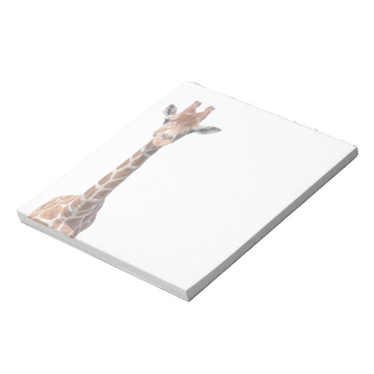 Niedliches Giraffengesicht Notizblock (Rotiert)