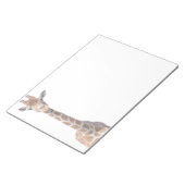 Niedliches Giraffengesicht Notizblock (angewinkelt)