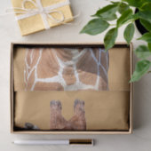 Niedliches Giraffengesicht Seidenpapier (Geschenk)