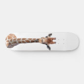 Niedliches Giraffengesicht Skateboard (Horizontal)