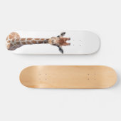 Niedliches Giraffengesicht Skateboard (Horizontal)